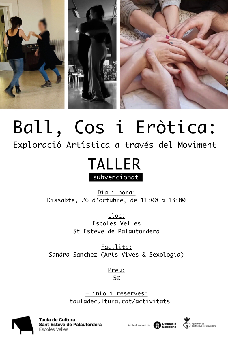 Ball, Cos i Eròtica: Exploració Artística a través del Moviment (Taller subvencionat)